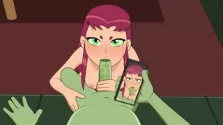 Starfire and Beast Boy [sfan]