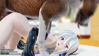 MMD Dog anal