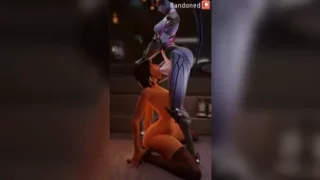 Pharah Blowjobing Widowmaker [bandoned]