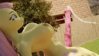 Fluttershy Dildo Sitting [Erostud]
