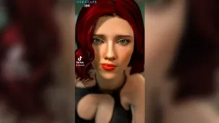 Black Widow posing for you