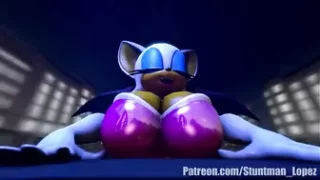 Rouge x Jessica Rabbit - The Limo Game - Stuntman Shocking Lopez