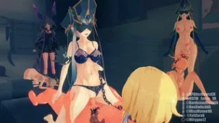 Lumine in Chains in the Sex Dungeon [Futa x Female, Futasub, Femdom]