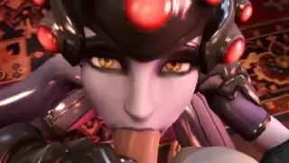Widowmaker Mouth Full of Cum - Secaz