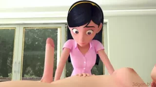 Futa helen gets jerked off while sleeping - 3dgen