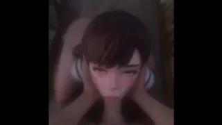 D.Va Blowjob [kittyyevil]