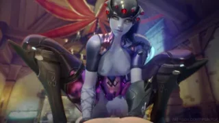 [4K] Widowmaker Riding (White) [FPSBlyck]