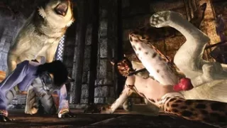 Two Khajiit Bred by Lustful Huskies
