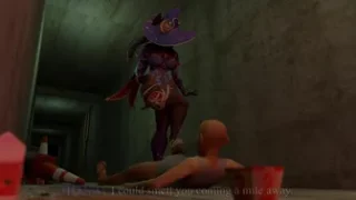 Mona vs Old Man [Simsstuff3D]