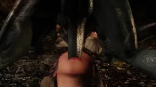 Face-fucking Goblin Cock