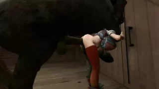 Horse video 94 - Shemale harley with horse's dick