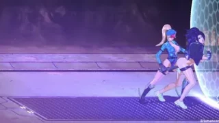 Onyx with female cop