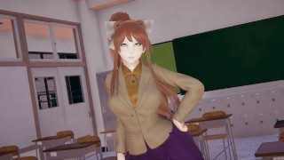DDLC: Futa Monika | Taker POV