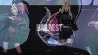 KDA Baddest HMV with lyrics