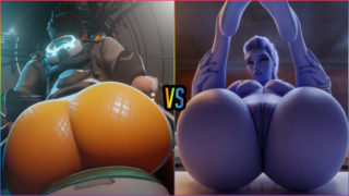 OVERSLUTS FUCK BATTLE [TRACER VS WIDOWMAKER]