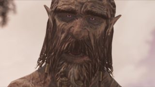 Female Dovahkiin accepts a Giant's Bounty