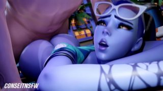 [4K] Widowmaker Enjoying The Night Life Activities [White][Conseitnsfw]