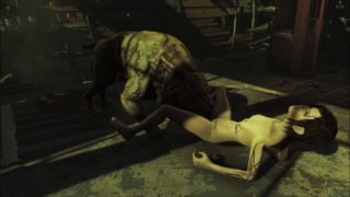 Ellie lets the HOUND! cum inside her..