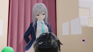 Shiroko the prostitute followed by a creepy man fall to pleasure