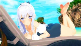 [Peh-koi] Swimsuit Miyako-chan beach sex
