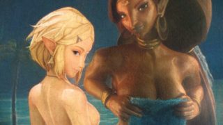 Urbosa opens Princess Zelda's mind and trains Link