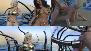 FGGB 26 Wonder Woman, Power Girl and tentacles