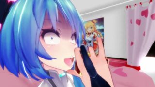 Miku Tickled after Drinking a "Sleep Tea"
