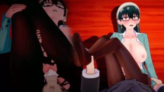 [Peh-koi] Ms. Yoru has no escape from having her pussy used by Mr. Swan at work