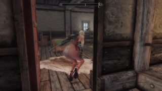 Nudist Thief is Disciplined by Guard Dog