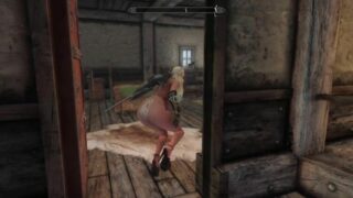 Nudist Thief is Disciplined by Guard Dog