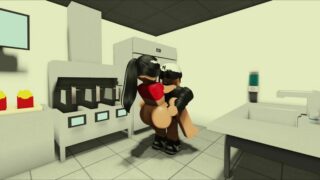 Roblox Mcdonalds worker fucked