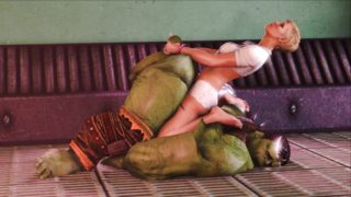 Cassie Cage vs. Hulk: Cassie pulveriza las Bolas de Hulk [Cosmic Brutality]