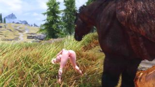 Horse Cum Dump