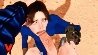 Fallout Mojave Slut Lucy split vid 1/2