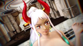 Diuroneal - Yamato - Vifta Med Handerna (One Piece MMD R-18)