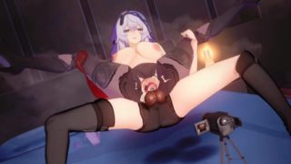 009 Black swan & Acheron in sharingan sex[FUTA]【HSR】