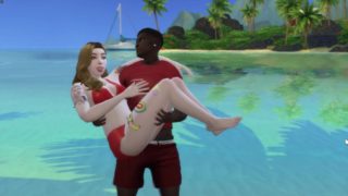 Sexy Lifeguard Saves Babe (BLACKED) PMV