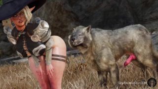Taken from behind by a Wolf