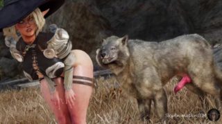Taken from behind by a Wolf
