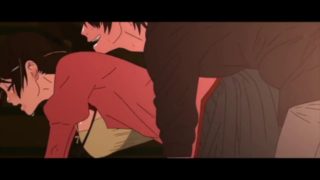 Hanekawa needs a shoulder massage