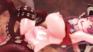 Houshou Marine vs. Tako Monster (Long Version) [Ro Ropy4]
