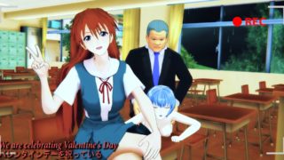 Rei Ayanami 綾波レイ Asuka Langley アスカ・ラングレー - Valentine's Day