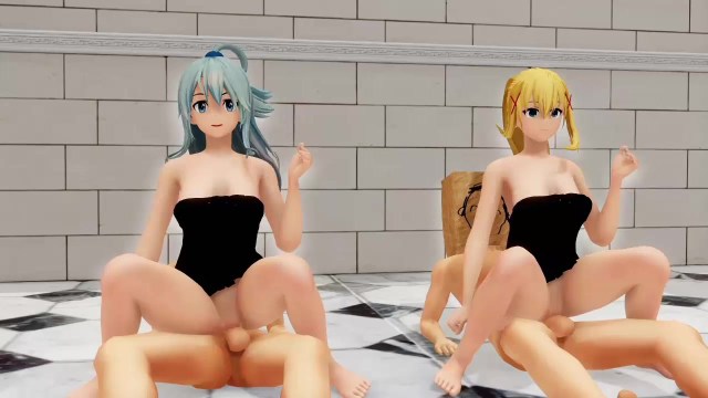 Aqua y Darkness (Konosuba)